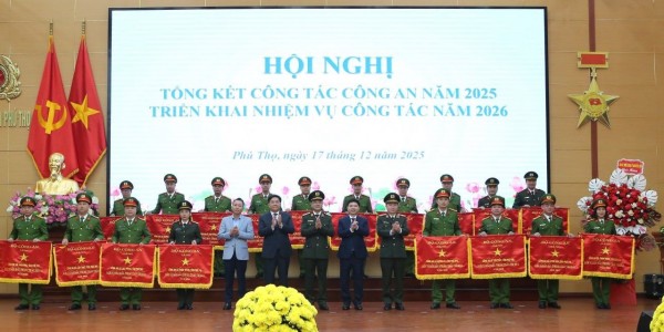 Công an tỉnh Phú Thọ thực hiện thắng lợi các nhiệm vụ đảm bảo an ninh, trật tự năm 2025